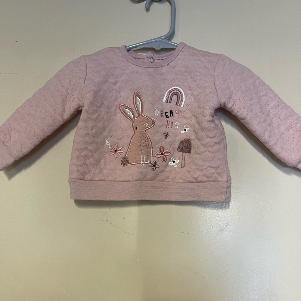 Rock-a-bye-baby sweater with Bunny Design